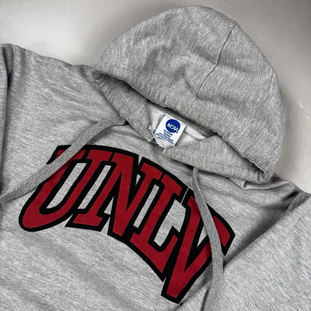 Vintage Y2K NCAA By KA Inc UNLV Rebels Hoodie Sweatshirt - Medium - Las Vegas